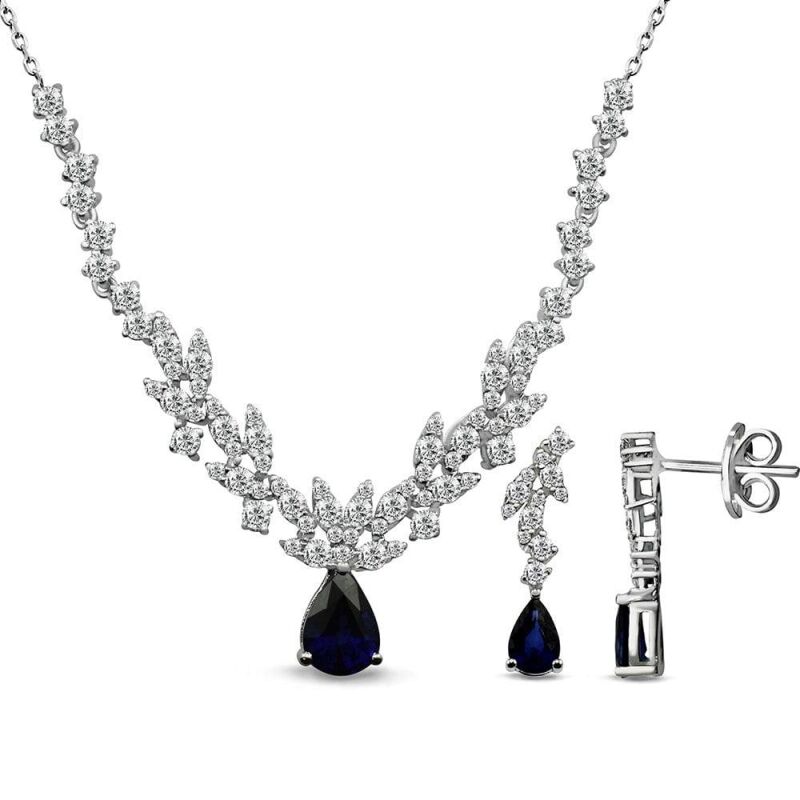 2.97 Karat Safir Pırlanta Set - IDL Sertifikalı - 1