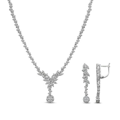 3.05 Karat Pırlanta Gerdanlık Fantezi Set - IDL Sertifikalı - 1