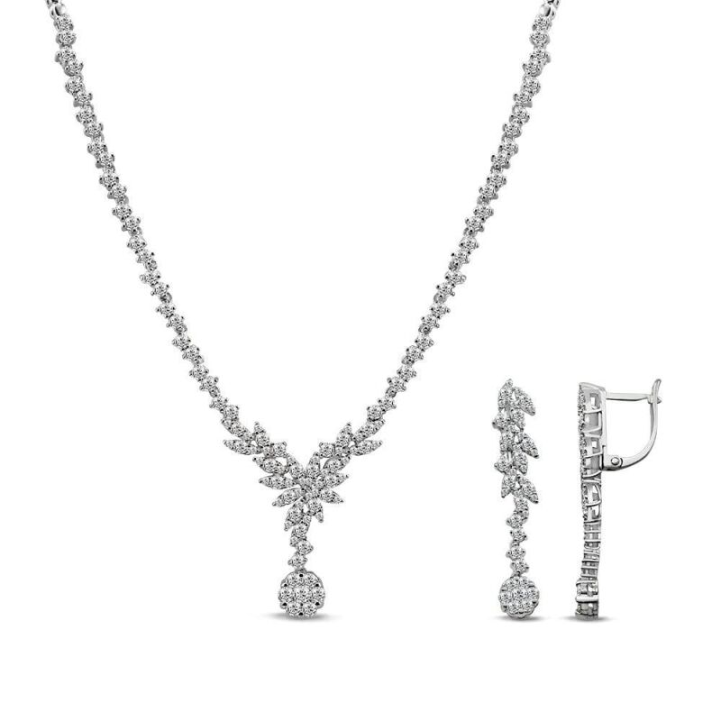 3.05 Karat Pırlanta Gerdanlık Fantezi Set - IDL Sertifikalı - 1