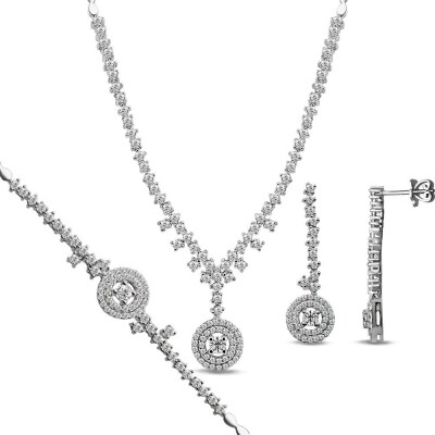 3.49 Karat Pırlanta Gerdanlık Fantezi Set - IDL Sertifikalı - 1