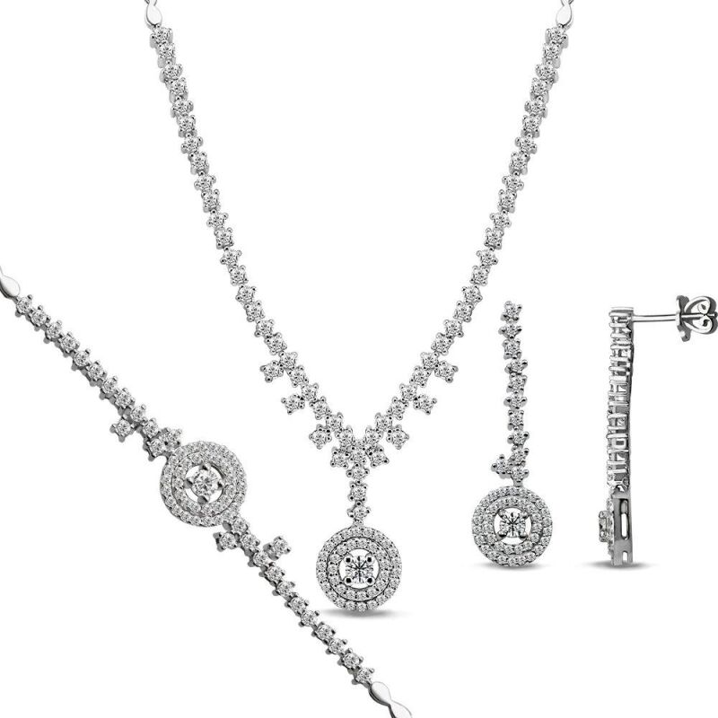 3.49 Karat Pırlanta Gerdanlık Fantezi Set - IDL Sertifikalı - 1