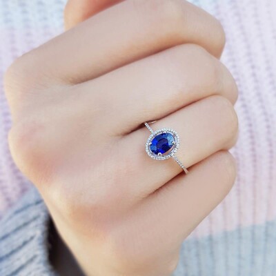 3.82 Karat Safir Pırlanta Set - IDL Sertifikalı - 2