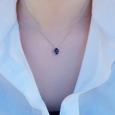3.82 Karat Safir Pırlanta Set - IDL Sertifikalı - 3