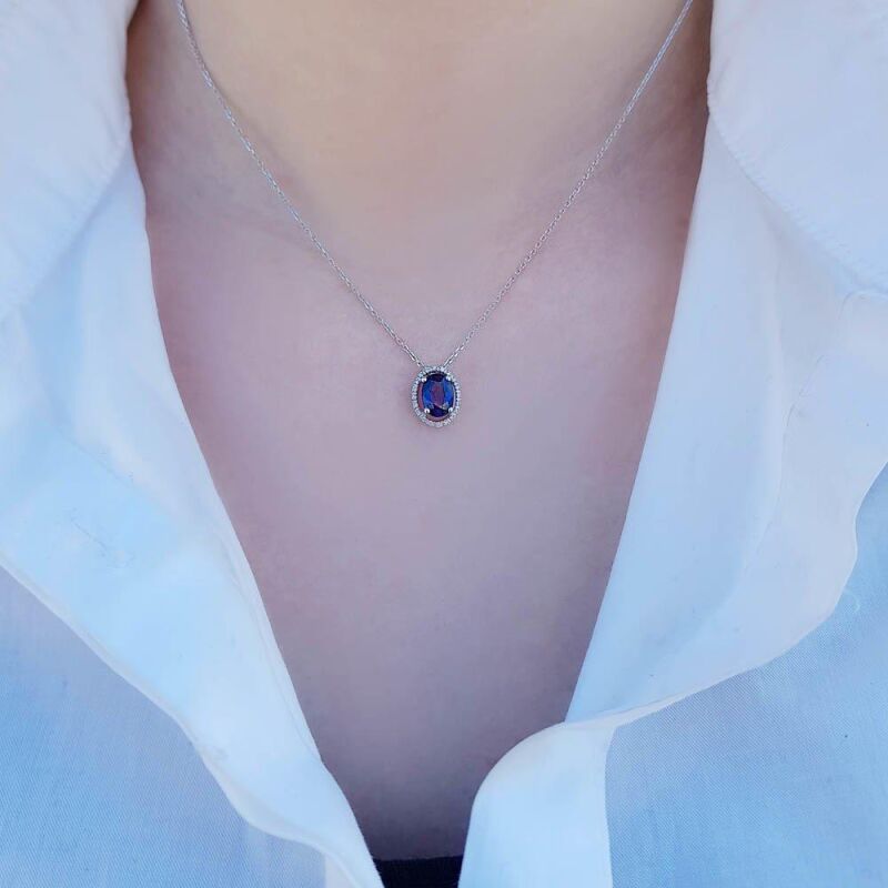 3.82 Karat Safir Pırlanta Set - IDL Sertifikalı - 3