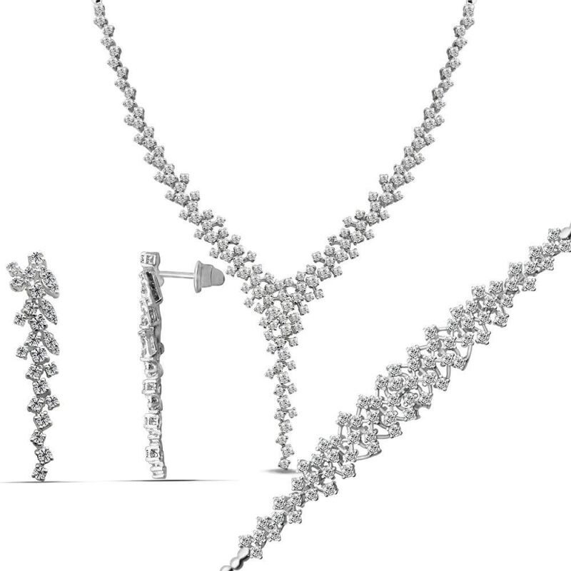 6.27 Karat Pırlanta Gerdanlık Fantezi Set - IDL Sertifikalı - 1