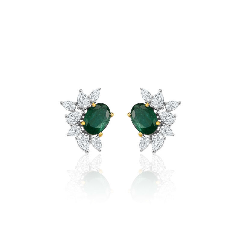 7.65 Karat Zümrüt Pırlanta Set - IDL Sertifikalı - 4