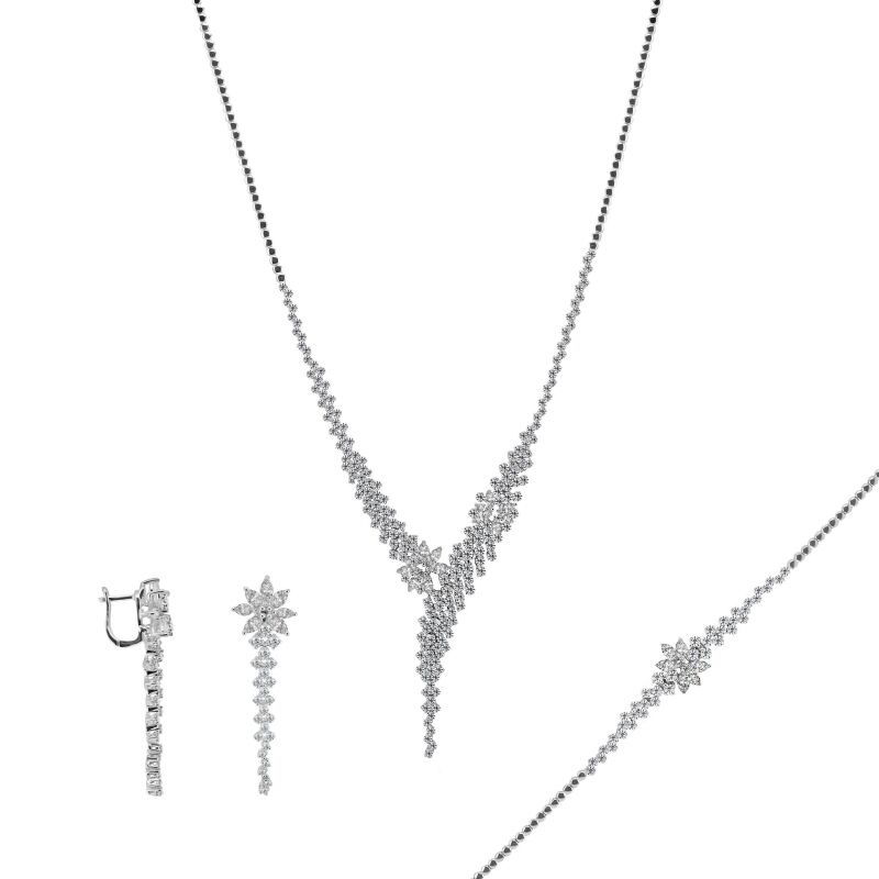 9.69 Karat Fantezi Pırlanta Set - IDL Sertifikalı - 1