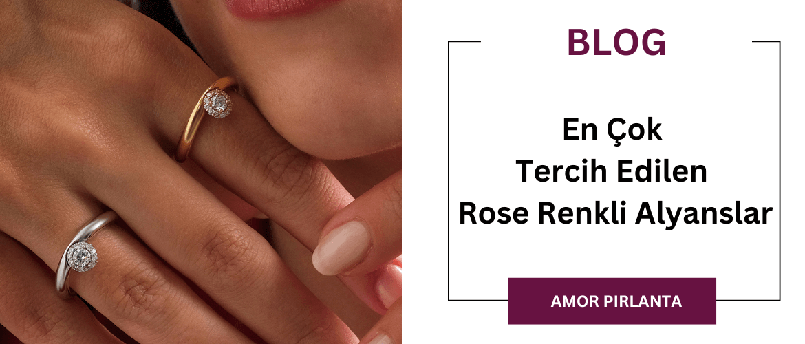 En Çok Tercih Edilen Rose Renkli Alyanslar
