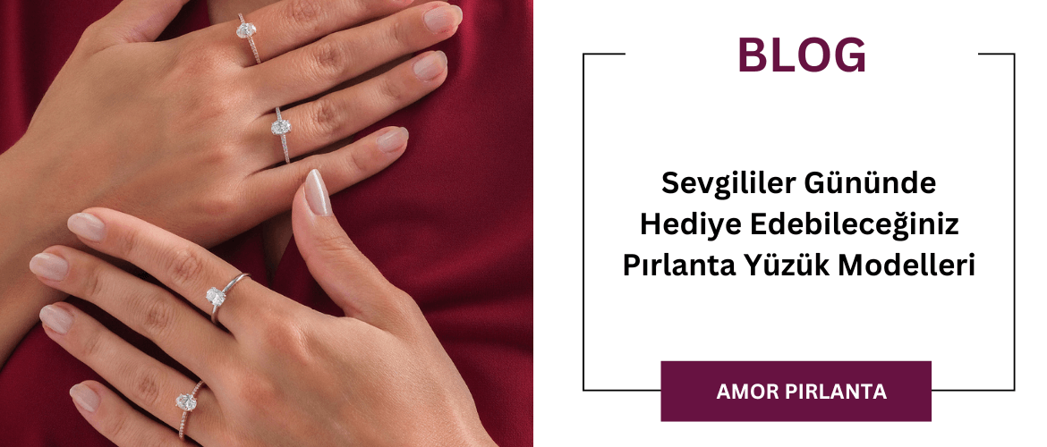 Sevgililer Gününde Hediye Edebileceğiniz Pırlanta Yüzük Modelleri