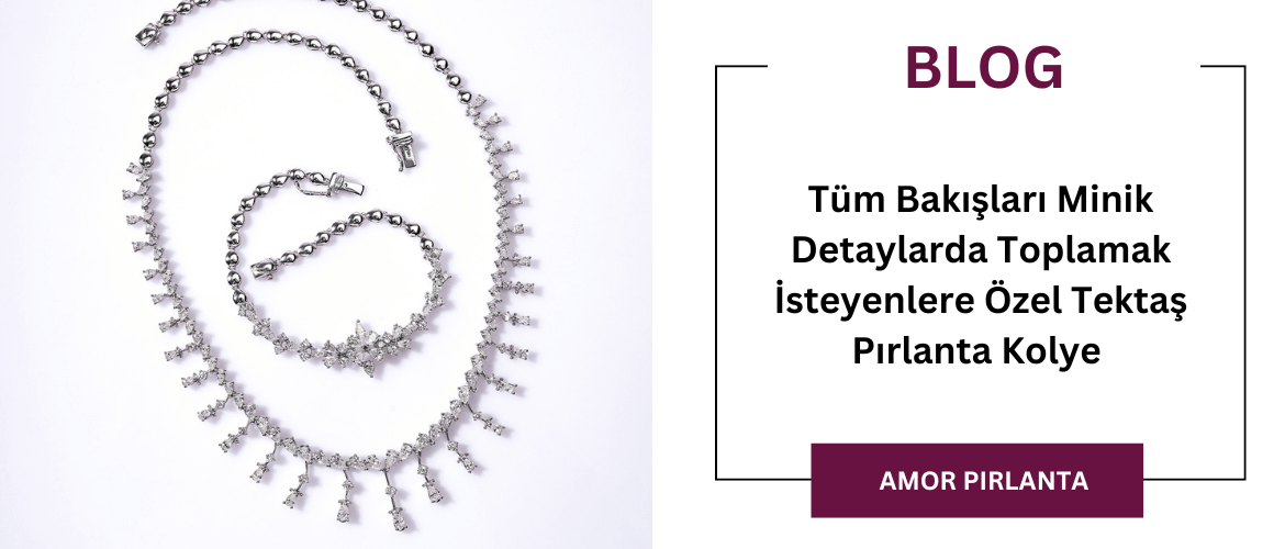 Tüm Bakışları Minik Detaylarda Toplamak İsteyenlere Özel Tektaş Pırlanta Kolye